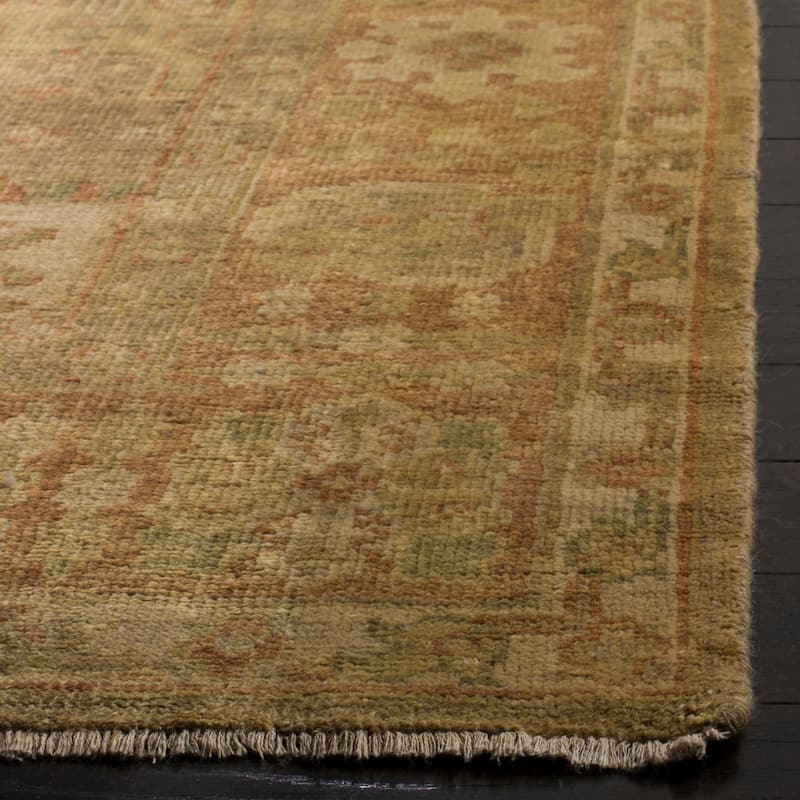 SAFAVIEH Couture Hand-knotted Oushak Shefkie Traditional Oriental Wool Rug