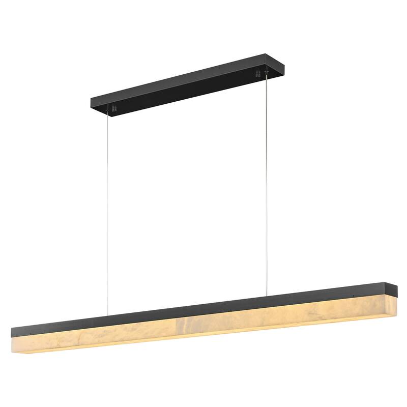 KAYLA Alabaster Pendant Light 1200 - 1800 Matte Black/Gold