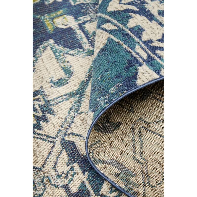 Hurst Vintage Medallion Oriental Transitional Area Rug