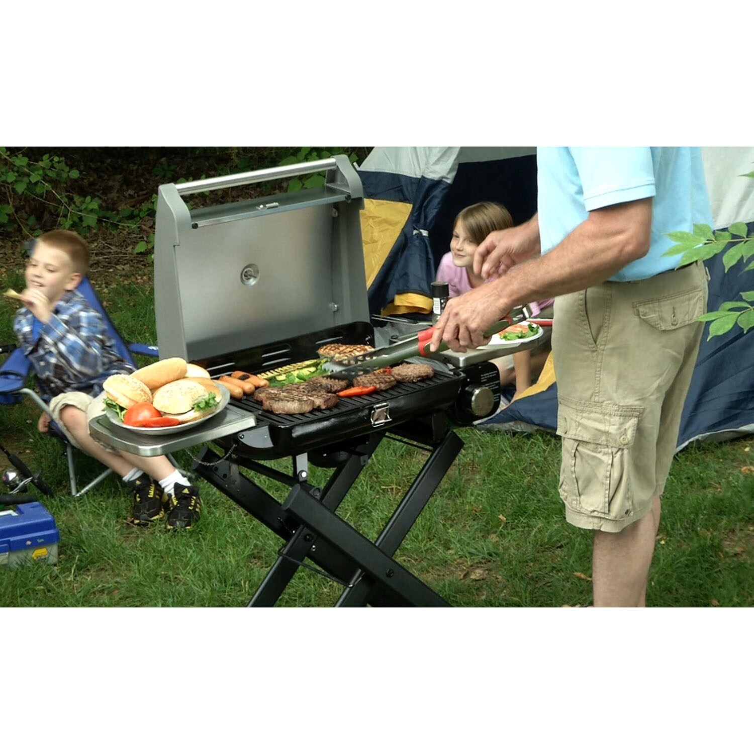 Cuisinart All Foods Roll Away Portable Gas Grill Bed Bath Beyond 10180474