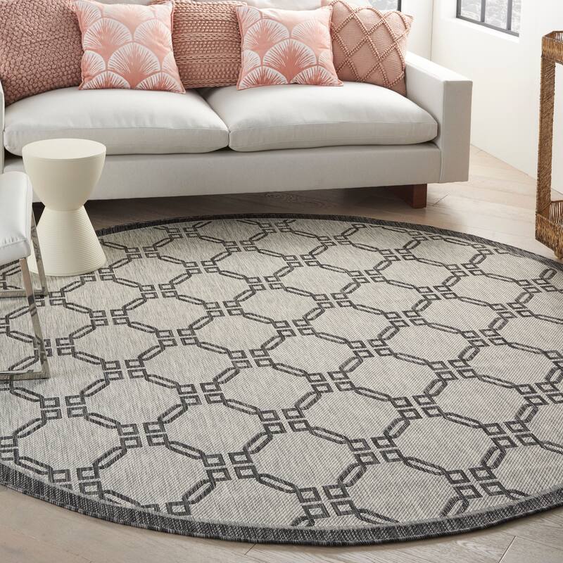 Nourison Garden Party Geometric Casual Indoor/Outdoor Area Rug