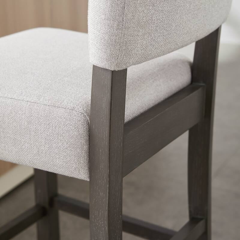 Leick Home Brax Upholstered Counter Height Barstool