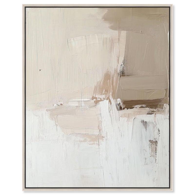Canvas of Neutrality Canvas by Art Remedy - 24" x 30" - Silver