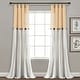 preview thumbnail 70 of 152, Lush Decor Linen Button Single Panel Window Curtain