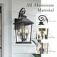 preview thumbnail 16 of 15, Farmhouse Outdoor Wall Lantern Exterior Carriage Light for Porch