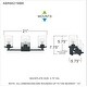 preview thumbnail 24 of 22, Quoizel Abner Steel 3-light Bath Light