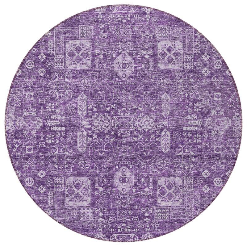 HomeRoots Oriental Transitional Rectangle Outdoor Rug