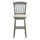 preview thumbnail 57 of 65, Eleanor Slat Back Wood Swivel Stool by iNSPIRE Q Classic