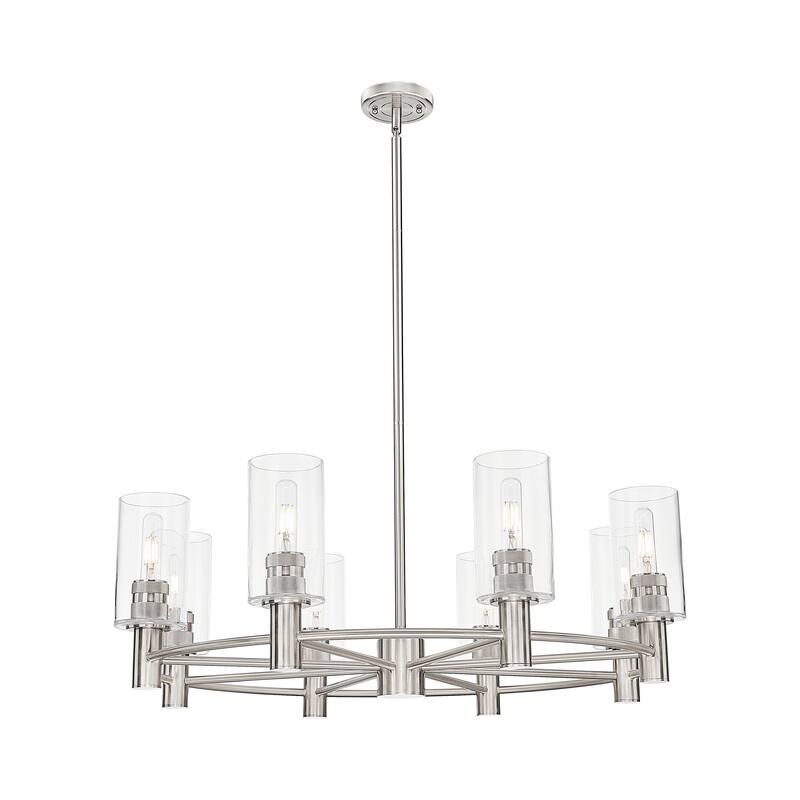 Innovations Lighting Downtown Urban - Crown Point - 8 Light 32" Stem Hung Chandelier with 7" Shade