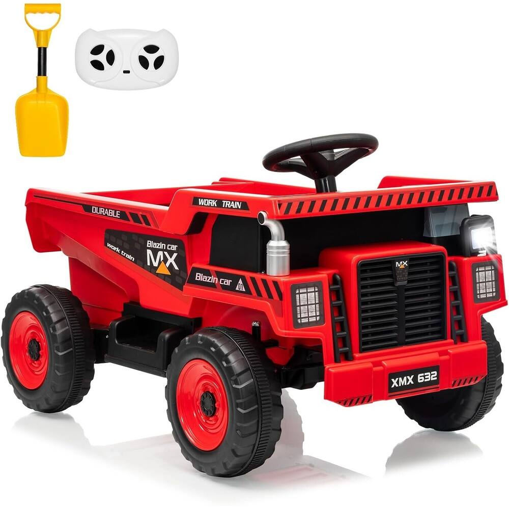 Electric 12V Ride On Dump Truck, Construction Vehicles for Kids