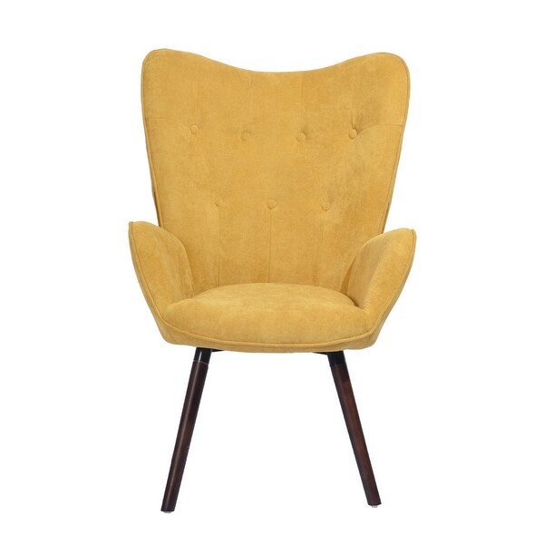 overstock yellow accent chair