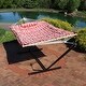 preview thumbnail 52 of 71, Sunnydaze Rope Hammock with 12-Foot Stand, Hammock Pad & Pillow