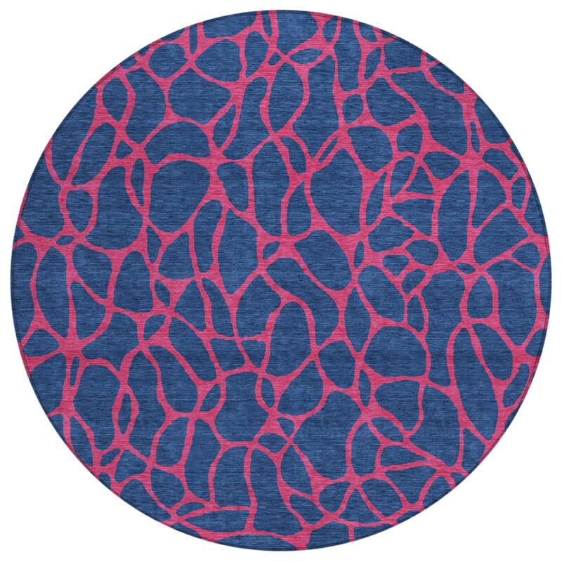 HomeRoots Geometric Transitional Rectangle Outdoor Rug