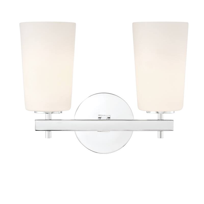 Colton 2 Light Polished Chrome Wall Mount - 14.75'' W x 11.50'' H