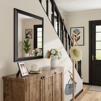 Beveled Metal Framed Rectangular/Square Bathroom Vanity Mirrors with Tempered Glass