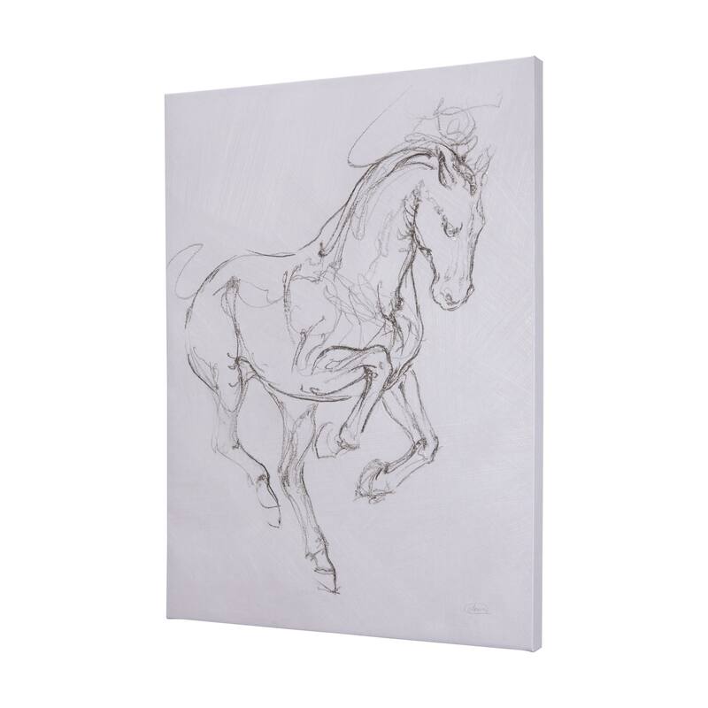 Horse I (42 x 56 ) Canvas Art Print