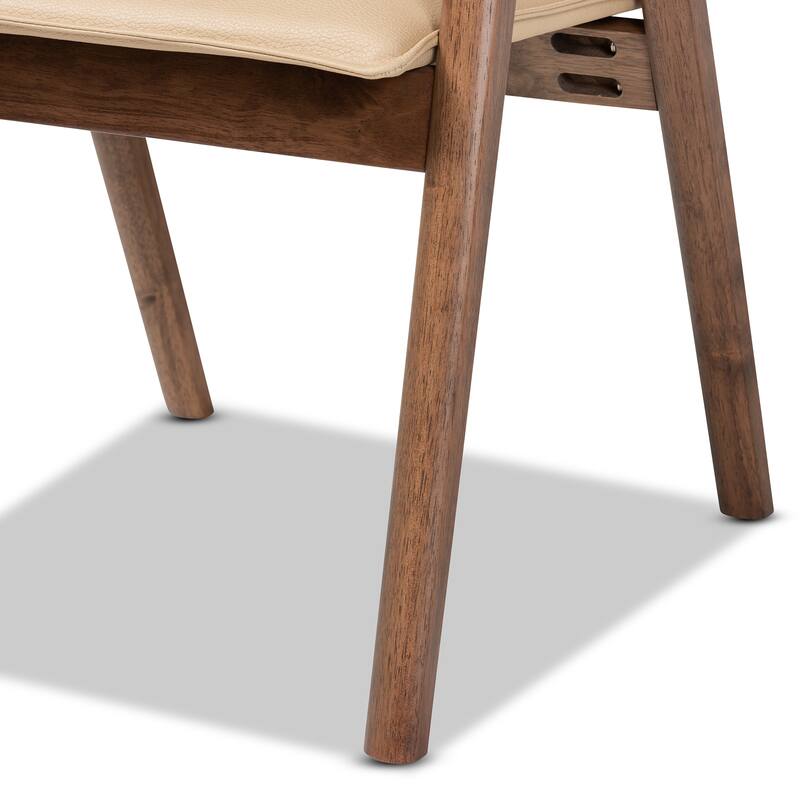 Marcena Mid-Century Modern 7-Piece Dining Set