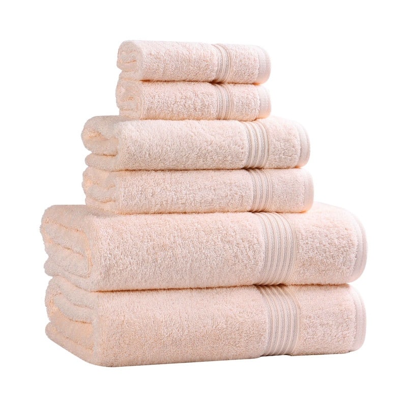 Superior Heritage Egyptian Cotton Absorbent 6-Piece Towel Set