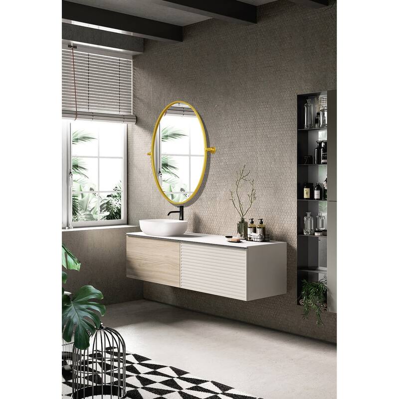 Elegant Lighting MR6C2132 Everly 21" W x 32" H Transitional Oval