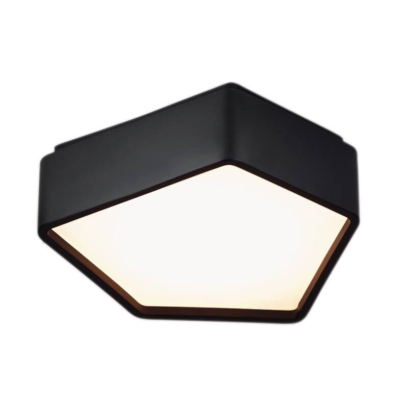 Elk Home Fenway Flush Mount Light - Matte Black - Matte Black
