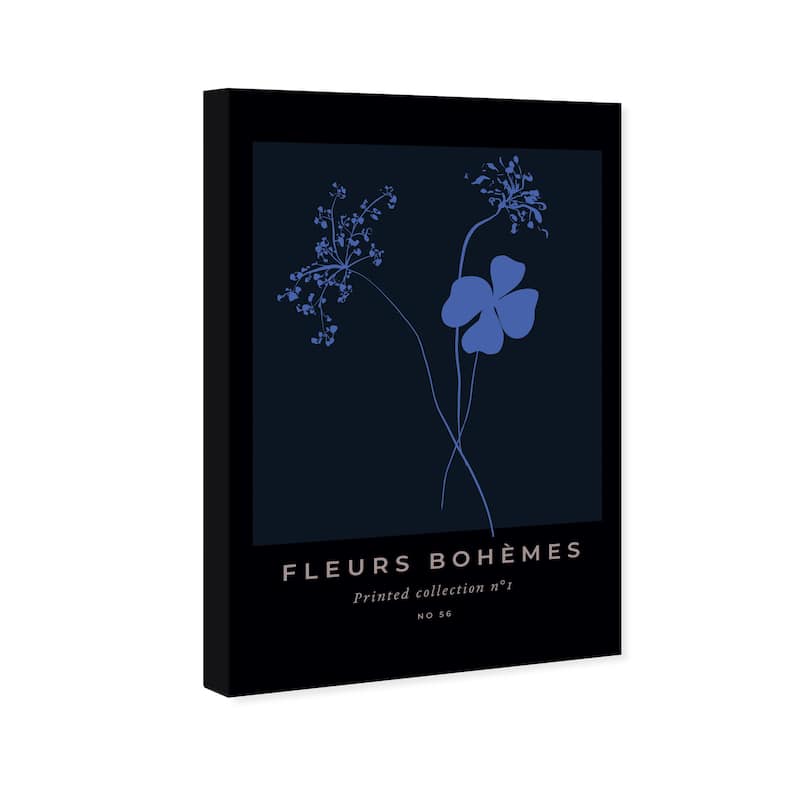 Wynwood Studio Canvas Floral and Botanical Fleurs Bohemes Print II Brown and Ochre Modern & Contemporary Wall Art Canvas Print