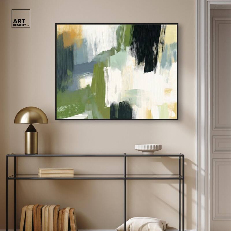 Moss Layers I Canvas by Art Remedy