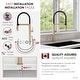 preview thumbnail 19 of 20, STYLISH Stainless Steel Single Handle Pull Out Dual Mode Kitchen Sink Faucet