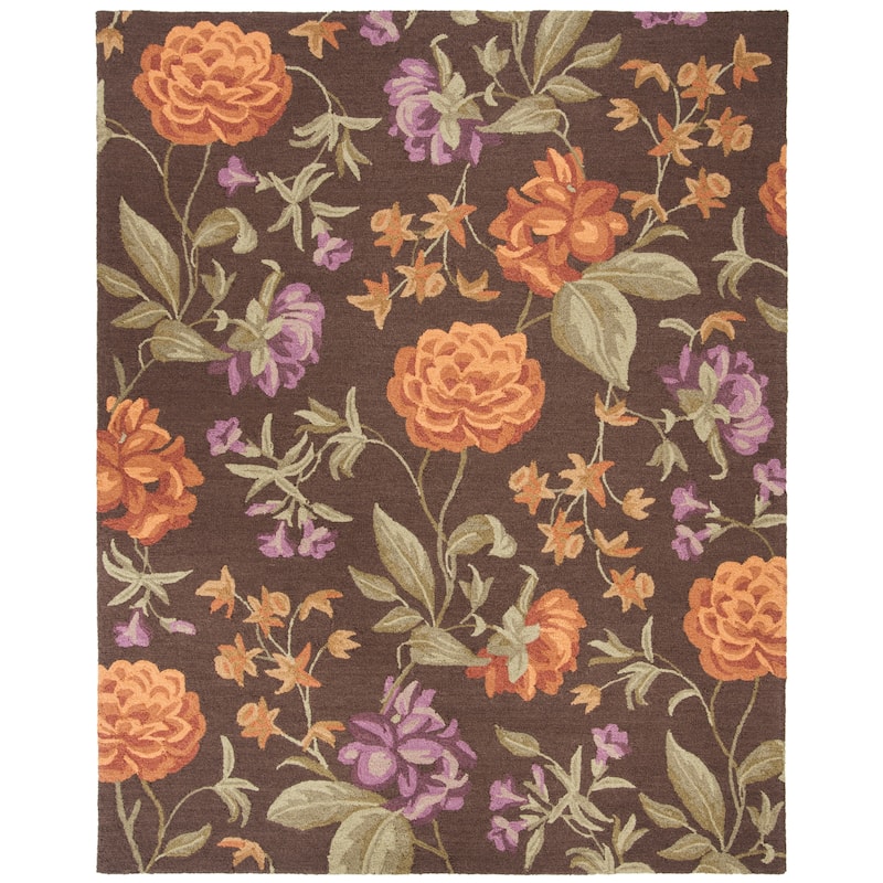 SAFAVIEH Handmade Blossom Hannelise Modern Floral Wool Rug