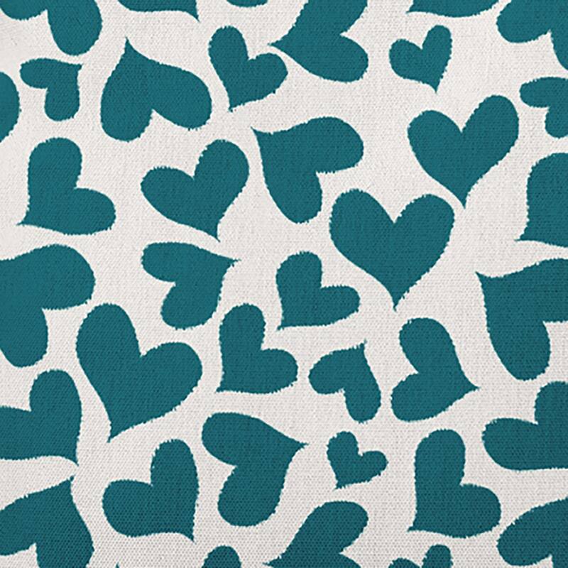 Patterned Hearts Valentine's Day Decorative Indoor/Outdoor Pillow