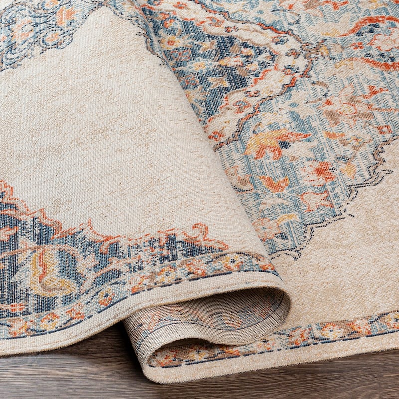 Livabliss Grania Indoor/ Outdoor Distressed Persian Area Rug