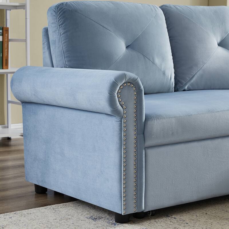 83" L-Shape Sectional Sofa with Storage Chaise