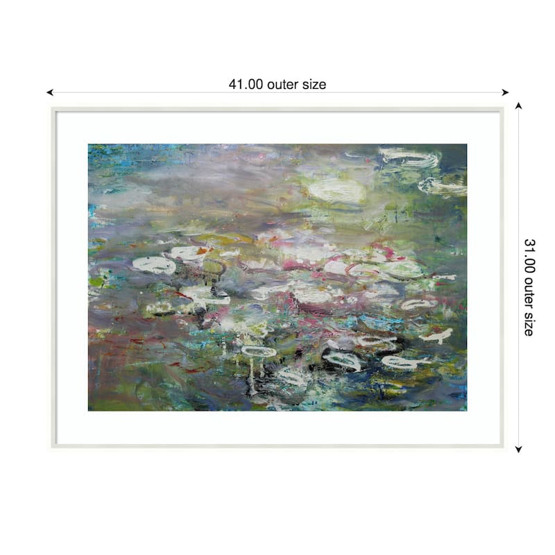 Ethereal Reflections by Wayne Sleeth Wood Framed Wall Art Print