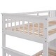 preview thumbnail 30 of 42, Multi-Functional Twin Over Twin Bunk Bed with 3 Drawers, Storage Stairs, Armrest and Full-Length Guardrails for Kids