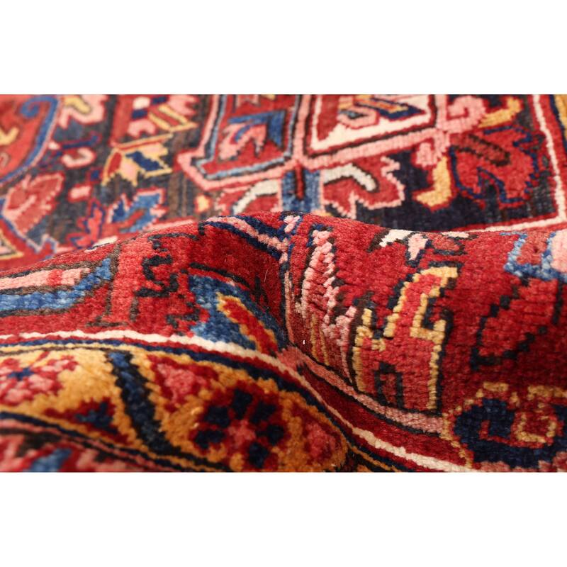 ECARPETGALLERY Hand-knotted Sarabi Dark Red Wool Rug - 9'8 x 13'0