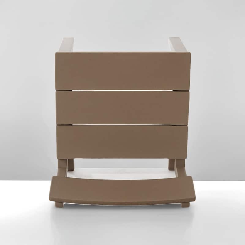 2-Pack HDPE Indoor/Outdoor Dining Chairs, All-Weather Garden & Patio Side Chairs with Modern Backrest