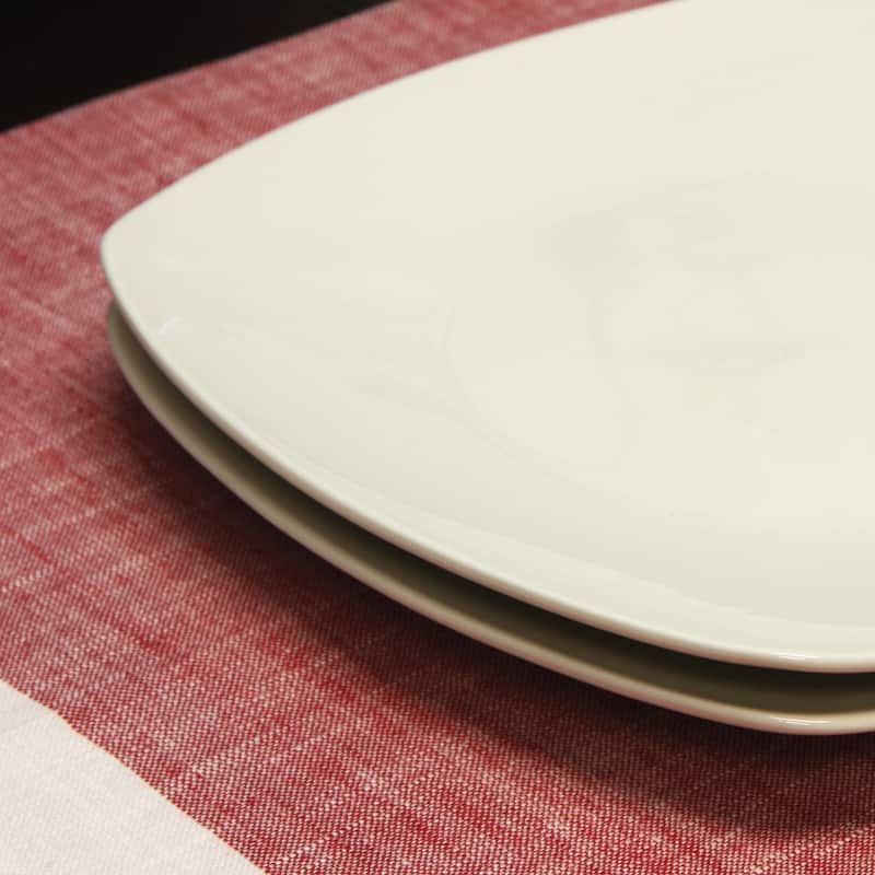 Gibson Zen Buffetware 8 Piece Dessert Plate