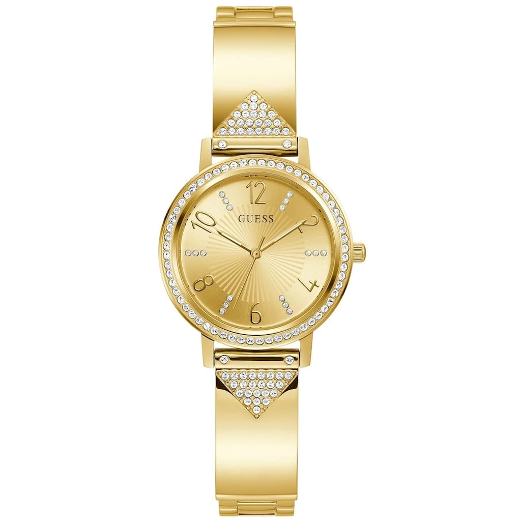 Guess Women's Tri Luxe Gold Dial Watch - GW0474L2 - One Size