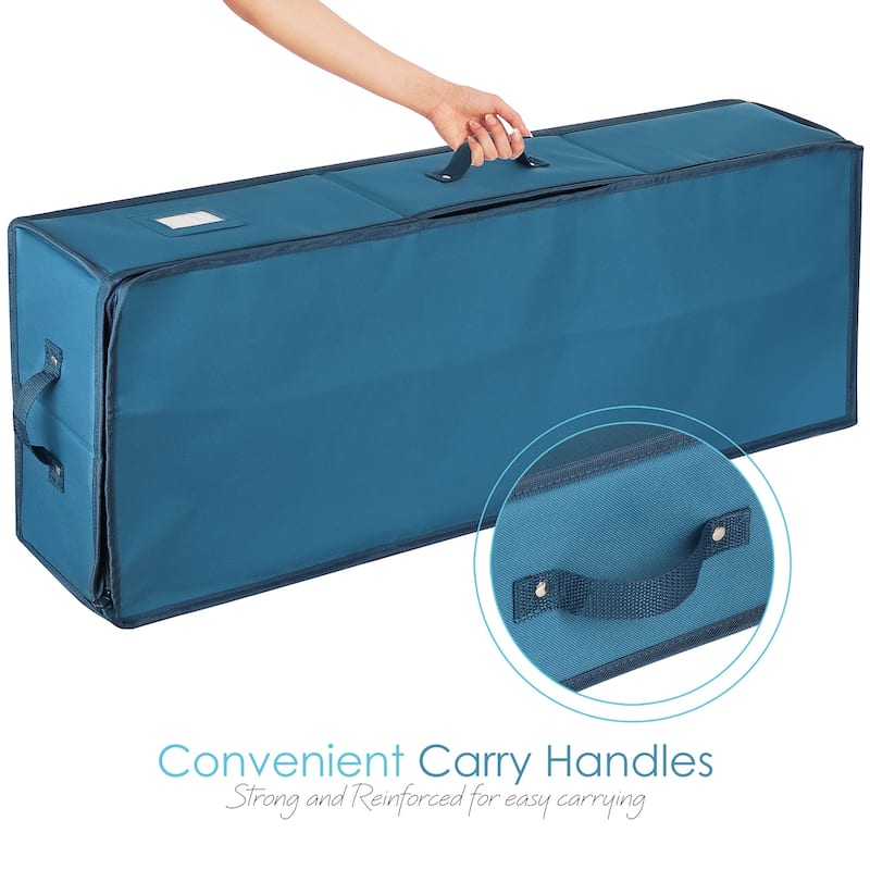 Hearth & Harbor Premium Christmas Gift Wrap Storage Organizer Box - 14"x40"x6"
