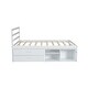 preview thumbnail 24 of 58, Wooden Platform Bed Frame with Removable Storage Shelves, Built-in Two Storage Drawers and Headboard for Kids, Teens
