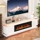 preview thumbnail 15 of 97, 70"/80" Modern Fireplace TV Stand with 36" Electric Fireplace