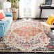SAFAVIEH Madison Sabire Boho Medallion Distressed Rug - 6' x 9' - Ivory/Orange