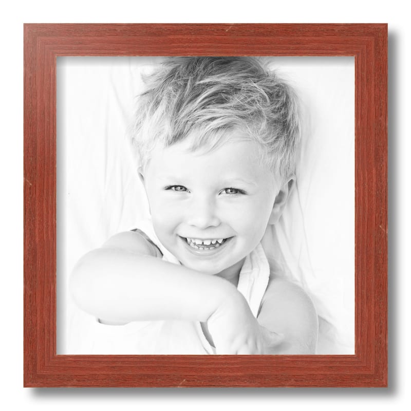 ArtToFrames Bosswood Rustic 14x14 Inch Picture Frame, 1.63 Inch Wood Poster Frame Available in Multiple Colors (SM-SC-14x14)