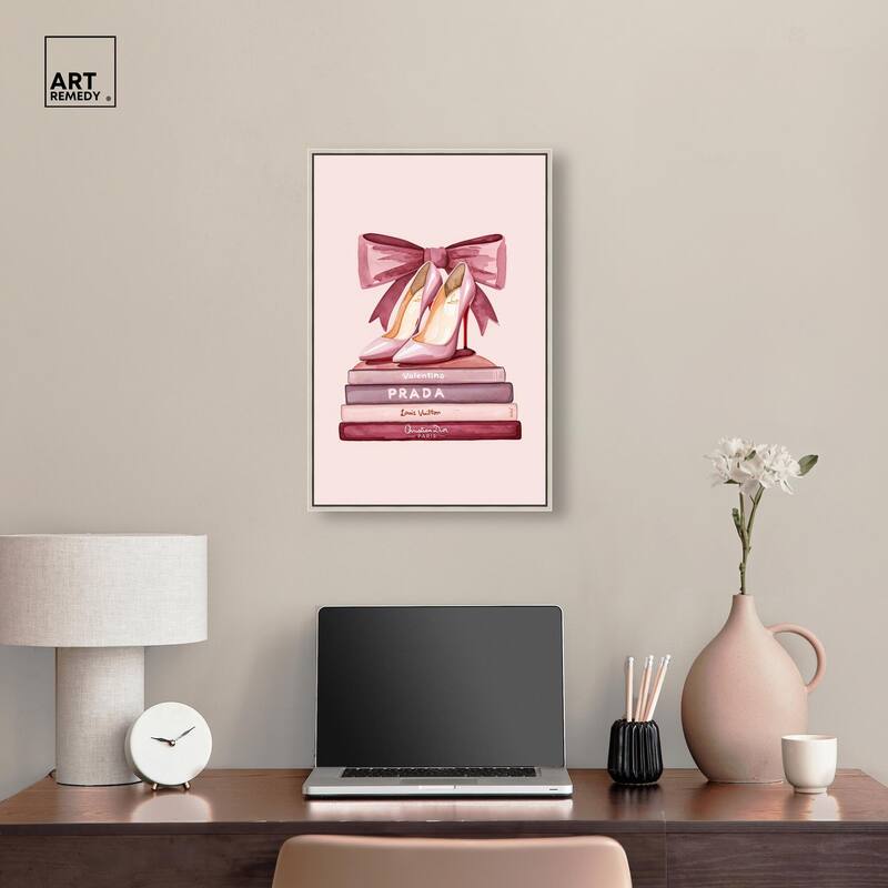 Stack of Fashion Canvas by Art Remedy