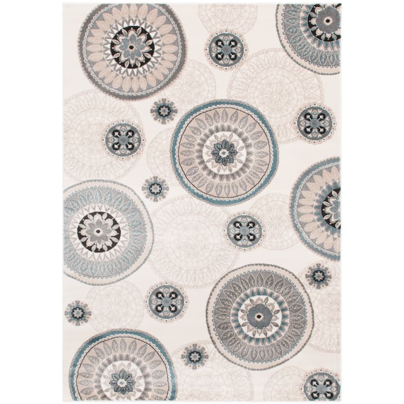 Mayberry Stratford Orbit Modern Area Rug - 7'10" x 9'10" - Cream