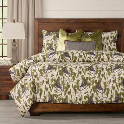 Smithsonian Bluebirds In Paradise Duvet Set