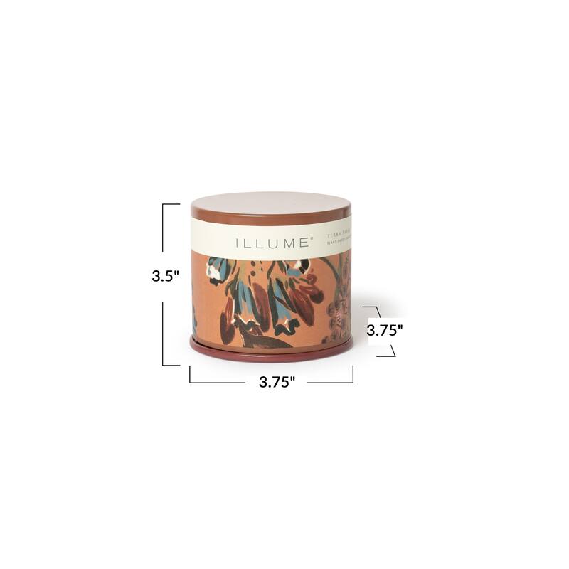 Beautifully Done Essentials Terra Tabac Demi Vanity Tin Scented Candle
