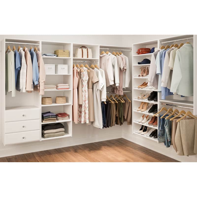 Easy Track Elite Laminate Closet Tower Kit