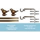 preview thumbnail 57 of 56, Cute Bird Finial Adjustable Decorative Designer Curtain Rod