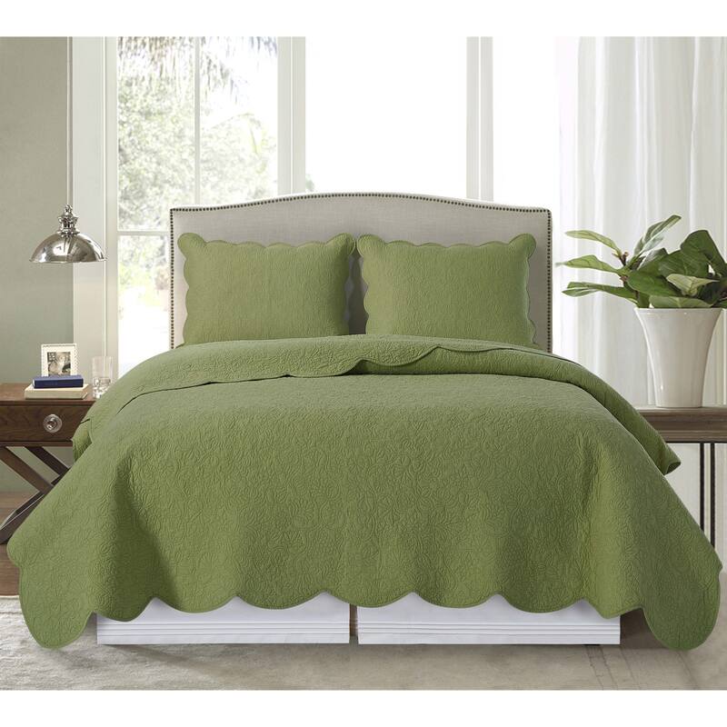 Christiana Cotton Reversible Machine Washable Quilt Set
