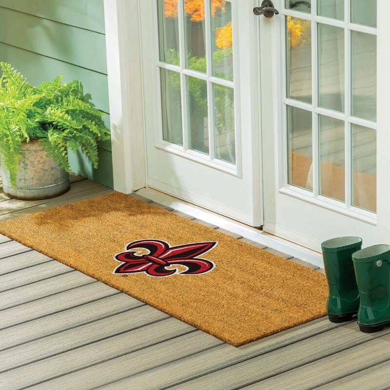 University of Louisiana-Lafayette Full Color Indoor/Outdoor Coir Mat - 60" x 24"
